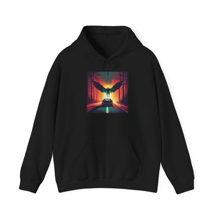 Mothman Cryptid Hoodie for Mystery Lovers