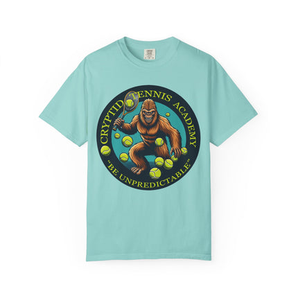 Cryptid Tennis Academy T-Shirt – Mysterious & Sporty Tee for Tennis and Cryptid Fans