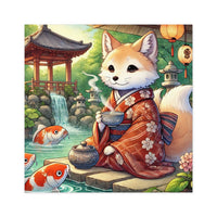 Kitsune tea sticker