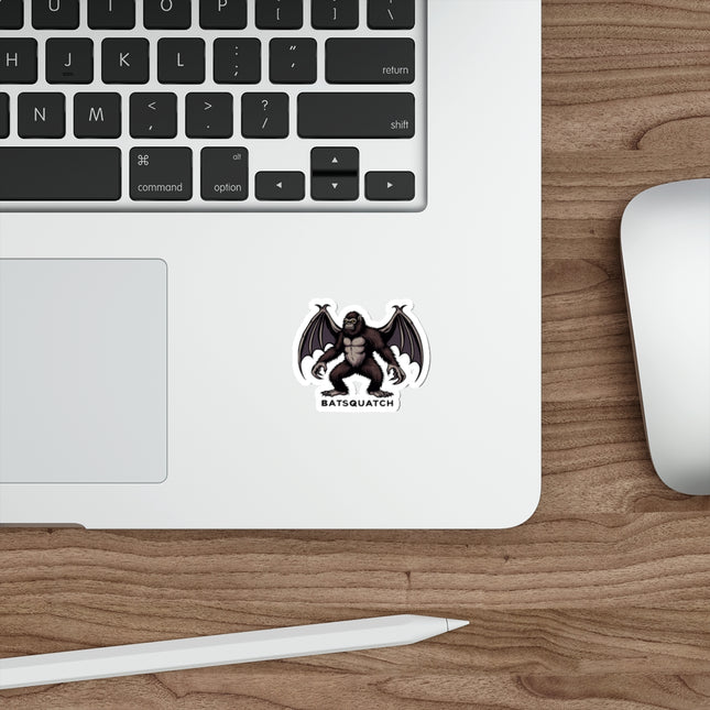 Batsquatch Sticker – Fun Die-cut Design