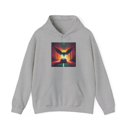 Mothman Cryptid Hoodie for Mystery Lovers