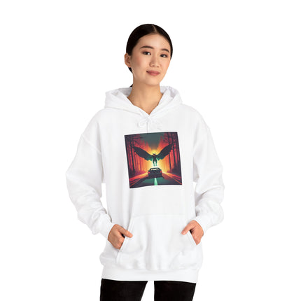 Mothman Cryptid Hoodie for Mystery Lovers