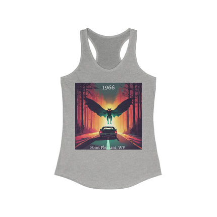 Womens Mothman Racerback tank