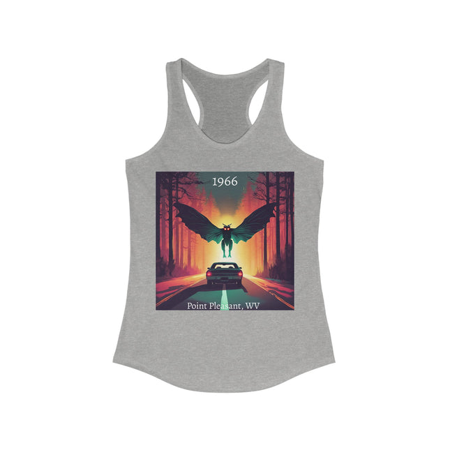 Womens Mothman Racerback tank