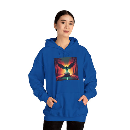 Mothman Cryptid Hoodie for Mystery Lovers