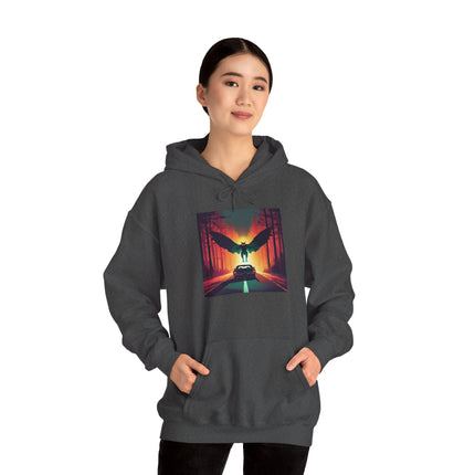 Mothman Cryptid Hoodie for Mystery Lovers