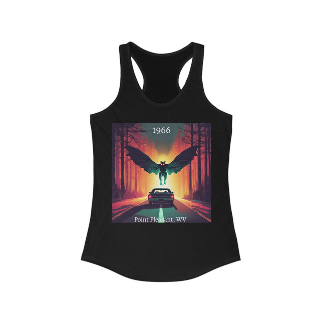 Womens Mothman Racerback tank