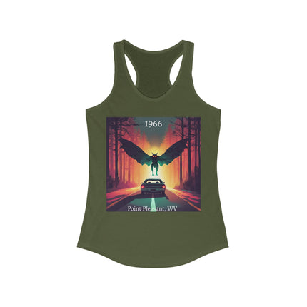 Womens Mothman Racerback tank