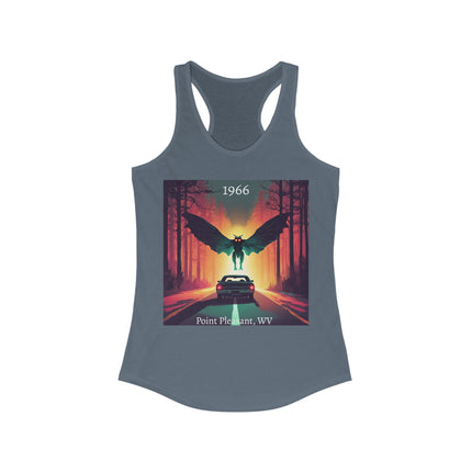 Womens Mothman Racerback tank