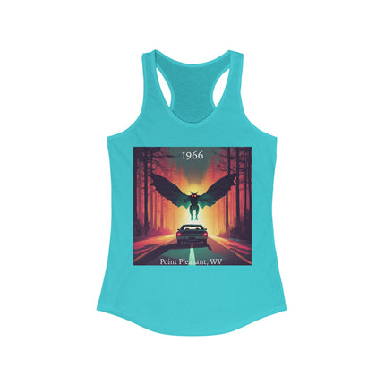 Womens Mothman Racerback tank