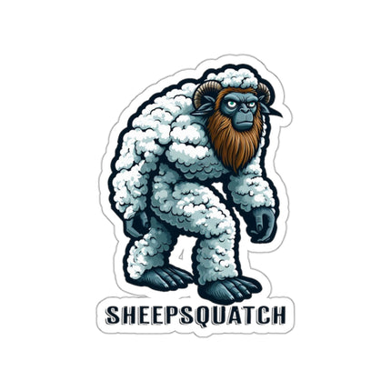 Sheepsquatch Sticker – Whimsical Cryptid Design