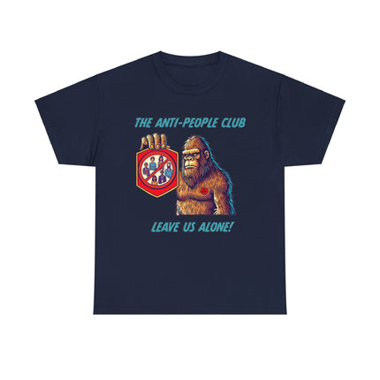 Bigfoot Anti-People Club Funny Cryptid T-Shirt