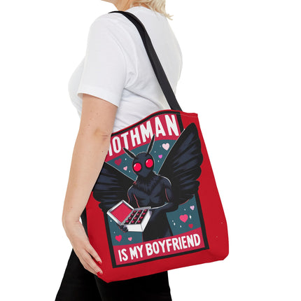 'Mothman is my boyfriend' tote