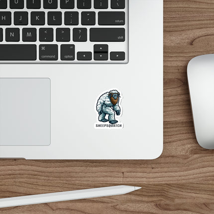 Sheepsquatch Sticker – Whimsical Cryptid Design