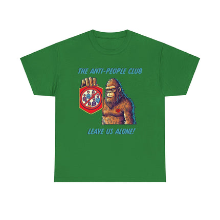Bigfoot Anti-People Club Funny Cryptid T-Shirt