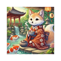 Kitsune tea sticker