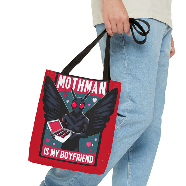 'Mothman is my boyfriend' tote