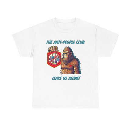 Bigfoot Anti-People Club Funny Cryptid T-Shirt