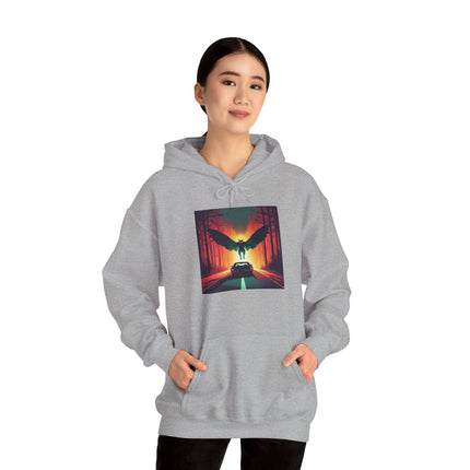 Mothman Cryptid Hoodie for Mystery Lovers