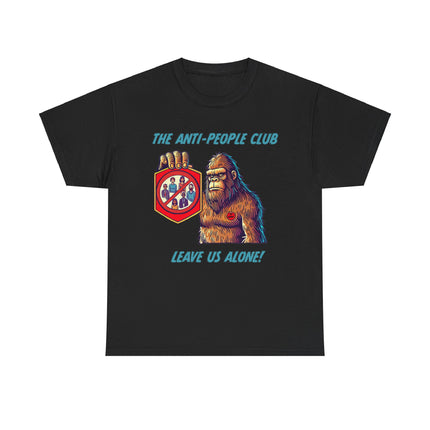 Bigfoot Anti-People Club Funny Cryptid T-Shirt