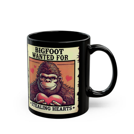 Bigfoot Wanted for Stealing Hearts Mug