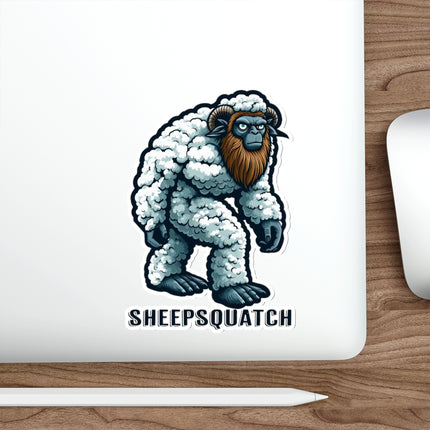 Sheepsquatch Sticker – Whimsical Cryptid Design