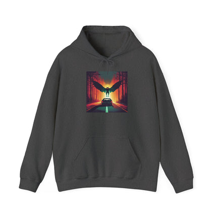 Mothman Cryptid Hoodie for Mystery Lovers