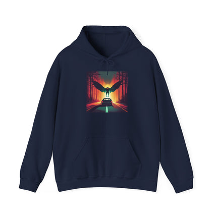 Mothman Cryptid Hoodie for Mystery Lovers