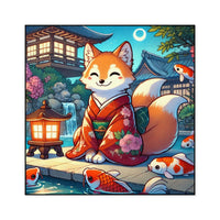 Happy Kitsune Sticker