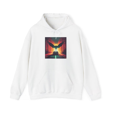 Mothman Cryptid Hoodie for Mystery Lovers