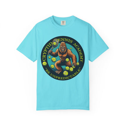 Cryptid Tennis Academy T-Shirt – Mysterious & Sporty Tee for Tennis and Cryptid Fans