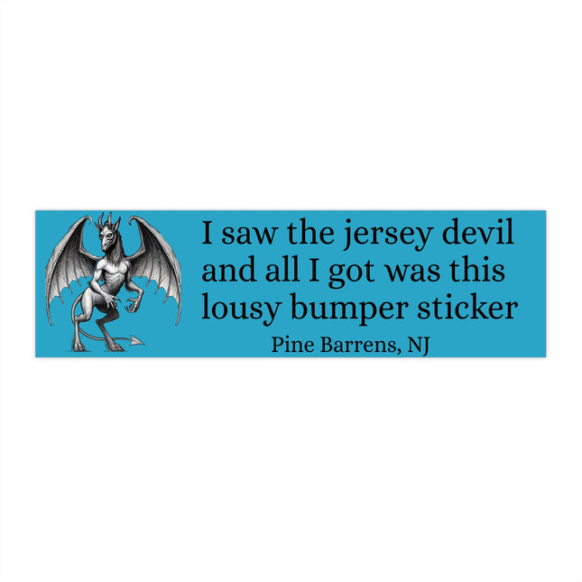 Bumper Stickers - The Jersey Devil of Pine Barrens NJ