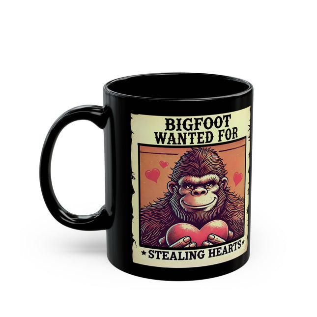 Bigfoot Wanted for Stealing Hearts Mug