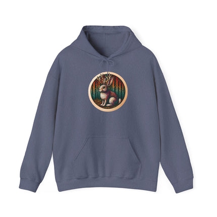 Jackalope Cryptid Hoodie for Cozy Winter Style