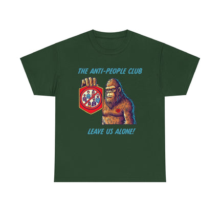 Bigfoot Anti-People Club Funny Cryptid T-Shirt