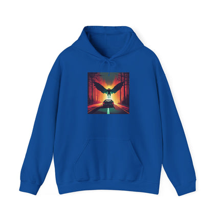 Mothman Cryptid Hoodie for Mystery Lovers