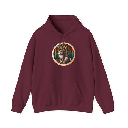Jackalope Cryptid Hoodie for Cozy Winter Style