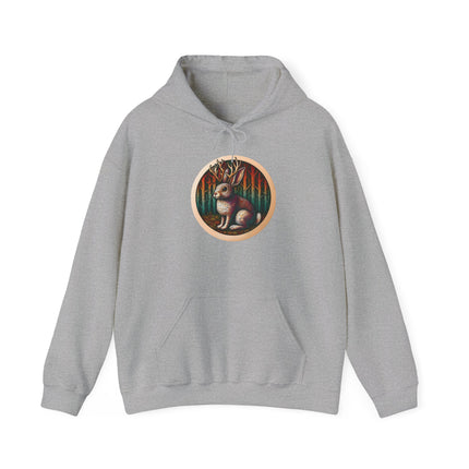 Jackalope Cryptid Hoodie for Cozy Winter Style