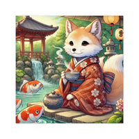 Kitsune tea sticker