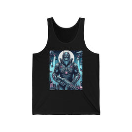 ightweight tank featuring a futuristic Bigfoot 2050 graphic, perfect for cryptid enthusiasts and casual summer wear.